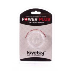   Power Plus Cock Ring Series ék alakkal áttetsző péniszgyűrű