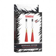   Lovetoy Bondage Fetish Glamur tassel nipple clamp mellcsipesz
