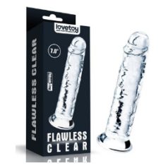 LOVETOY dildó flawless clear  7"