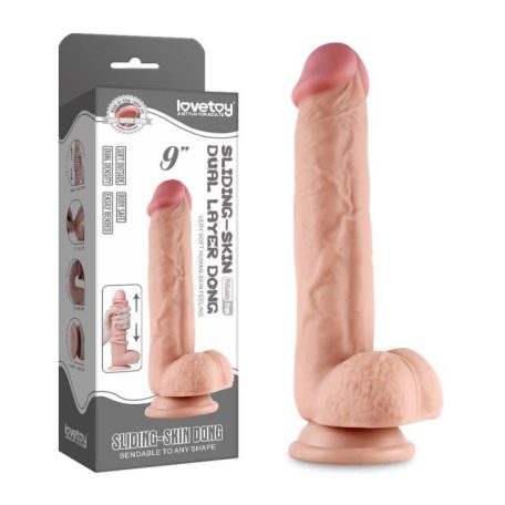 Lovetoy - Sliding-Skin - Realisztikus Dildo 9"
