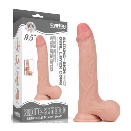 Lovetoy Sliding -Skin realisztikus dildó 9.5"