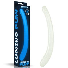   Lovetoy - Lumino Play - Double Dong - Kétvégű Foszforeszkáló Dong 14.5"
