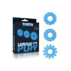   Lovetoy - Lumino - Pénisz Gyűrű Szett - 3 db-os - Foszforeszkáló