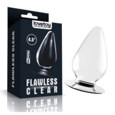 Lovetoy Flawless Clear Anal Plug 4,5"
