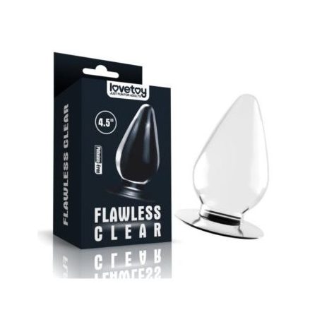 Lovetoy Flawless Clear Anal Plug 4,5"