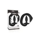 Lovetoy Silicone Anal Plug With Pony Tail - szilikon, vízálló anál dildó - 10,8/33 cm fekete színben