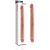 Lovetoy - Realistic Slim Ultra Double Dildo - 17" 45.5 cm