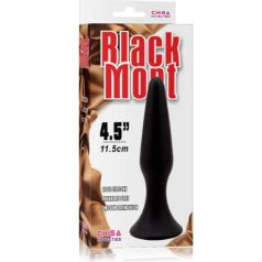 Black mont Silicone Plug Large fekete anál plug