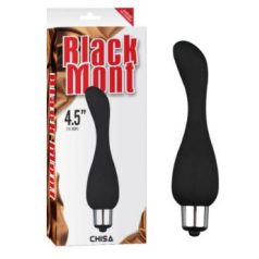   Black mont  smoothie anál vibrátor fekete 4.5" 11,5 cm