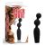 Black mont Vibrating Booty Beads fekete anál izgató