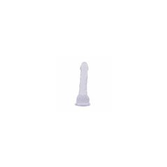 Hi-Rubber 7.7 inch Dildo tejfehér színben