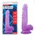 Hi-Rubber 7.7 inch Dildo lila színben