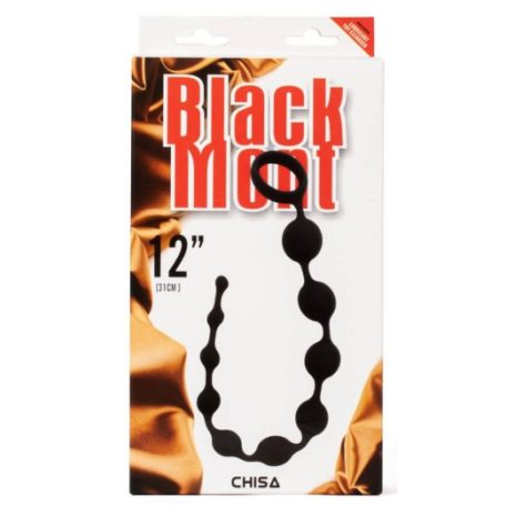 Black mont 12" anál gyöngysor  31 cm