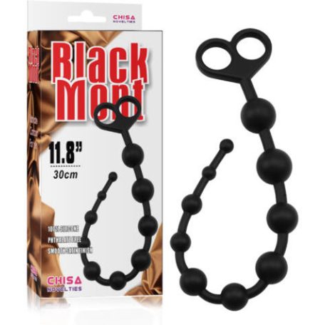  Black Mont -novelties - Boyfriend Beads anál gyöngysor 11.8", 30 cm