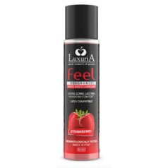   *LuxuriA Feel Fragrance Fragola Strawberry  water based lubricant (60 ml) epres vízbázisú síkosító