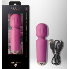 Rechargeable Mini Wand – Peony Pink ( Rocks-Off )