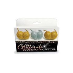 Glittaretti - cici gyertya  1330 Ft/db /ezüst/