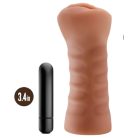 M For Men blush  Sofia - vibráló műpunci (natúr)