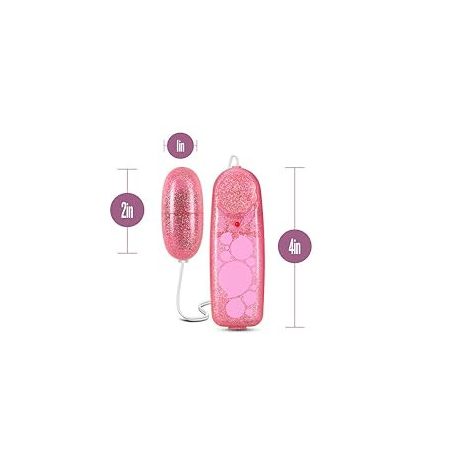 Blush Glitter Power Bullet glitteres rózsaszínű csiklóvibrátor