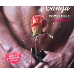 Ostya alapú tanga és két eperízű mellbimbóvédő