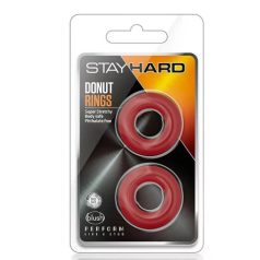 Stay hard donut rings red 2 db-os