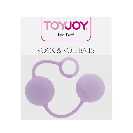 Rock & Roll Balls - 2 db-os gésagolyó füzér 3,5 cm-es golyókkal világos lila