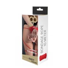 Go Guilty Pleasure - Bondage Rope - Kötél - Piros - 10m