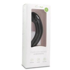 EasyToys Curved Dong - szilikon anál dildó (fekete)