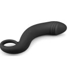 EasyToys Curved Dong - szilikon anál dildó (fekete)