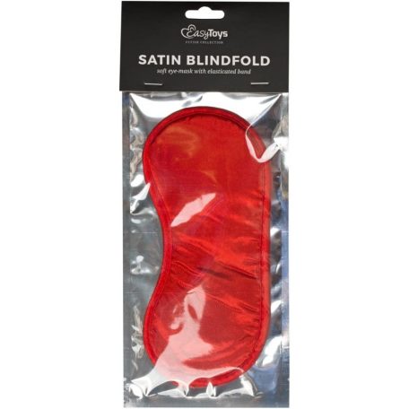 Easy Toys - Satin Blindfold - Szatén Szemmaszk - Piros  színben