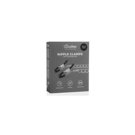 EasyToys -Nipple Clamps láncos mellbimbó csipesz (2db) 