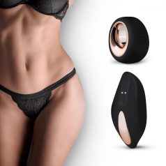    Pantyrebel hordható, távirányítós vibrátor fekete tangával ( vibrációs bugyi)