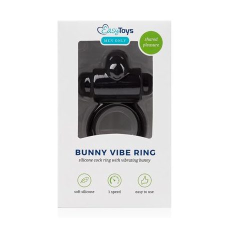 EasyToys - Bunny Vibe Ring - Nyuszis Vibrációs Péniszgyűrű