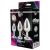 Dreamtoys Gleaming Love Explore Discover Silver Plug set - anál plug szett - ezüst (3 részes)