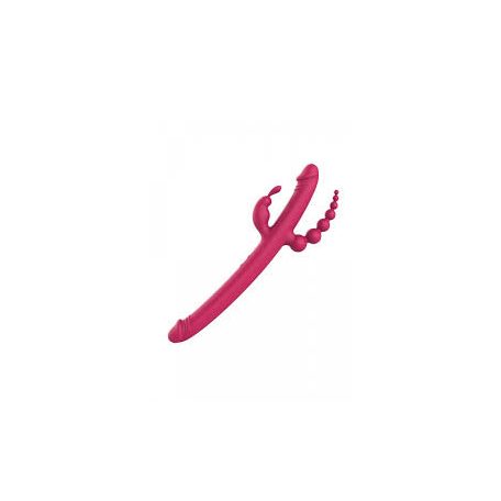 Dreamtoys Anywhere Pleasure Vibe - akkus, 4 ágú vibrátor (pink)