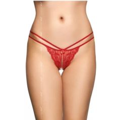 Softline   2495 nyitott tanga piros S/M