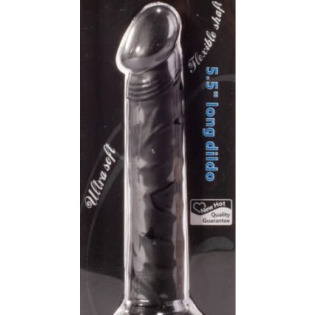 X-Men 5.5" Ultra Soft Dildo Black anál dildó, letapasztható