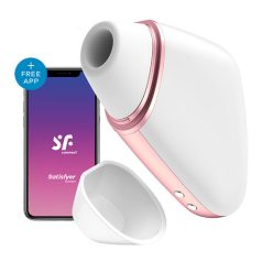   Satisfyer - Love Triangle - Okos Léghullámos Csiklóizgató - Fehér -arany színben