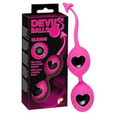 Devils Balls - gésagolyó duó (pink-fekete)