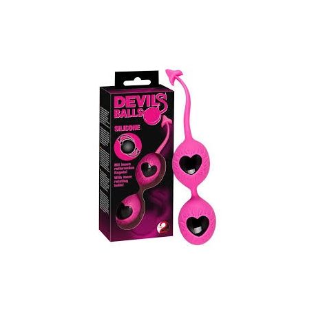 Devils Balls - gésagolyó duó (pink-fekete)