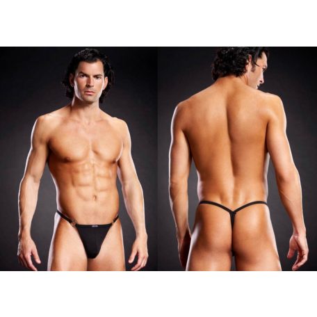 BlueLine - Mens Thong - Férfi Tanga - Fekete - L/XL
