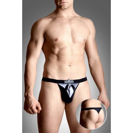 Softline Police Mens thongs 4490 - black SL