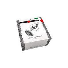 Dolce Piccante Jewellery ezüst plug rózsaszín kővel