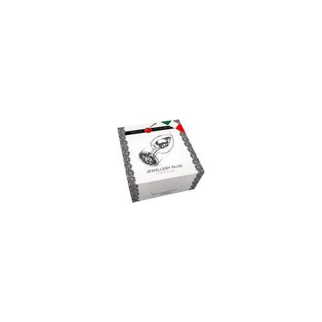 Dolce Piccante Jewellery ezüst plug rózsaszín kővel