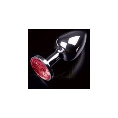 Dolce Piccante Jewellery ezüst plug rózsaszín kővel