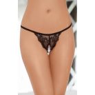 Softline 2307 fekete nyitott tanga S-L