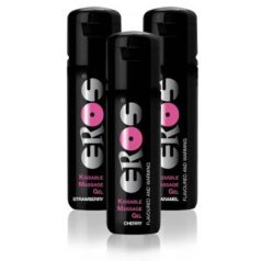   Eros Pleasure - Kissable Massage Gel Warming -  Strawberry - 100ml