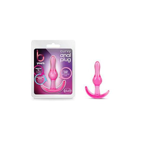 Blush Novelties - Curvy Anal Plug - T végű Ívelt Anál Dugó