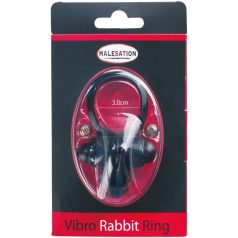   Malesation Vibro Rabbit Ring, Black péniszgyűrű