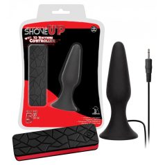 Shove Up - kúpos anál vibrátor (fekete)